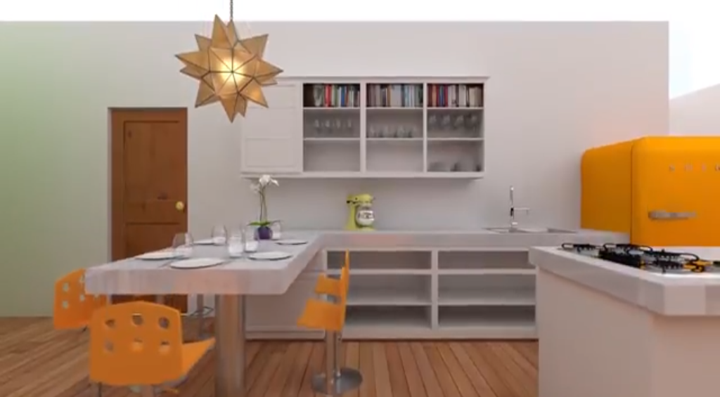 Portfolio: 3d animated interior design visualization
