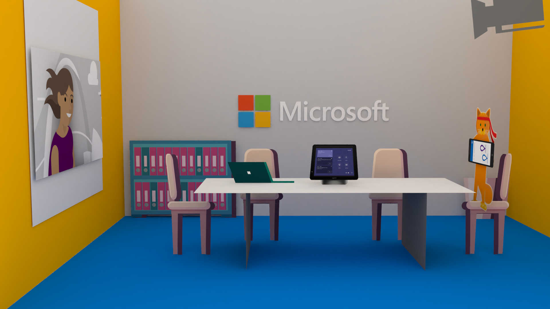 Portfolio: Microsoft Teams – New meeting room explainer video